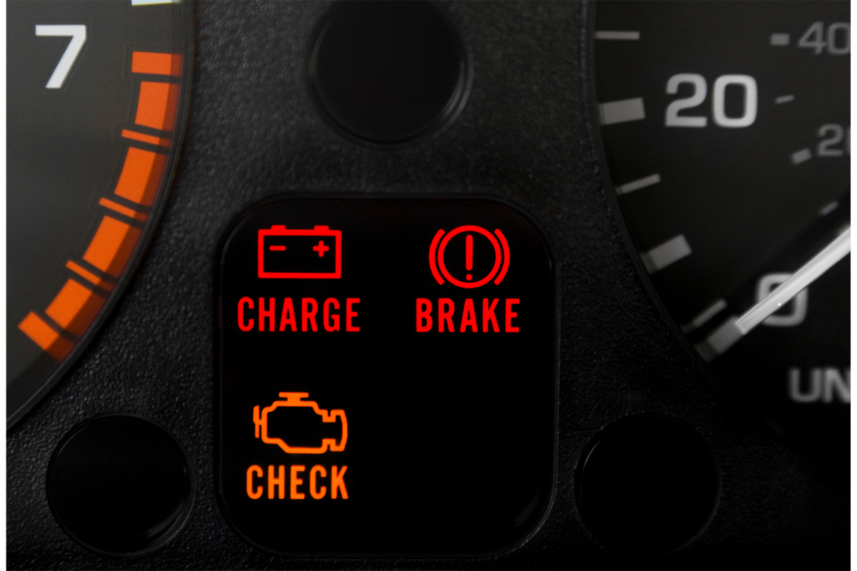 Common car warning lights